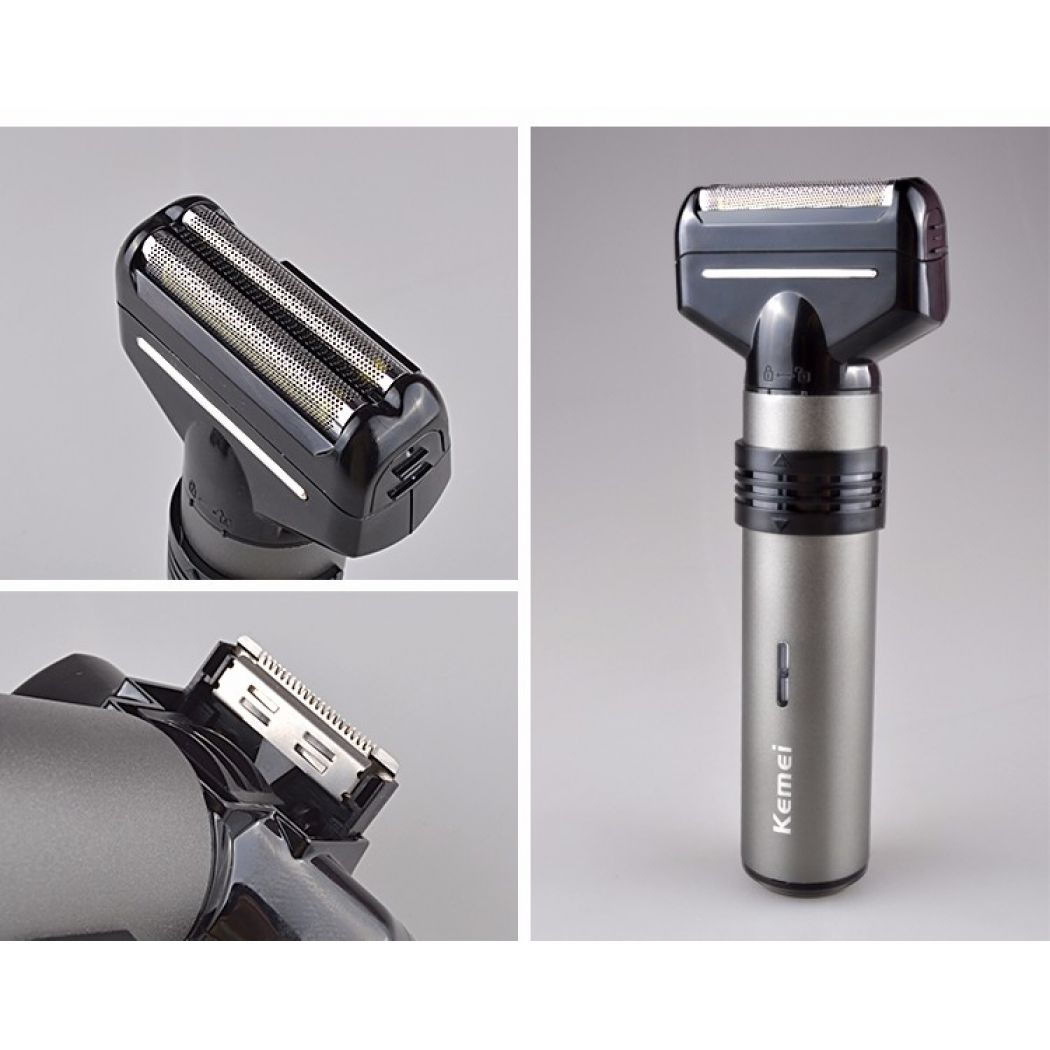 Kemei 3 in 1 waterproof rechargeable electric shaver shaving razor KM-1210